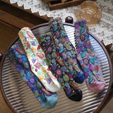 5 Pairs Ethnic Style Socks