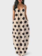 Polka Dot Print Spaghetti Strap Dresses