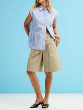 Striped Sleeveless Shirt