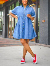 Denim Loose Fit Dresses