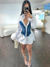 Striped Denim Shirts