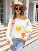 Furry Love Sweater with Heart