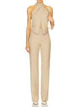 Cross Halter Neck Vest Top