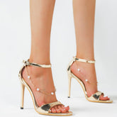 Sexy Chain Ankle Strap Platform Sandals