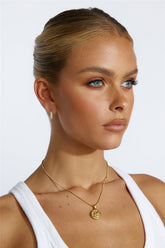 18K Gold Plated Royal Fern Necklace