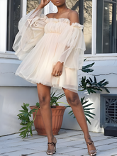Princess Tulle Off Shoulder Dresses