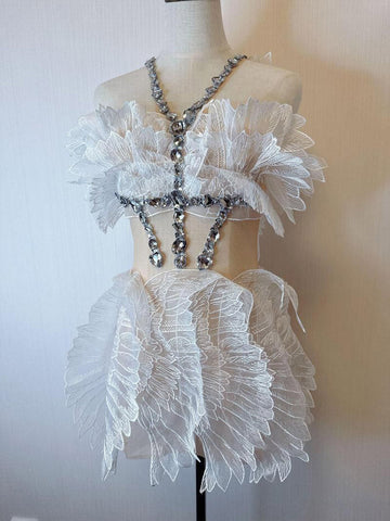 Fairy Mesh Rhinestone Dresses