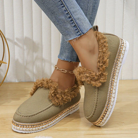 Casual Thick Sole Cotton Shoes
