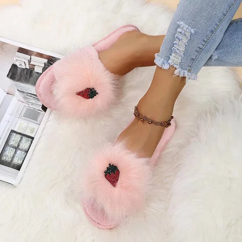 Strawberry Fashion Casual Slippers