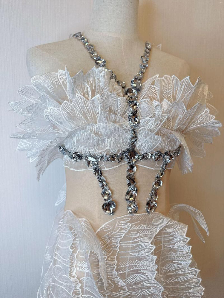 Fairy Mesh Rhinestone Dresses