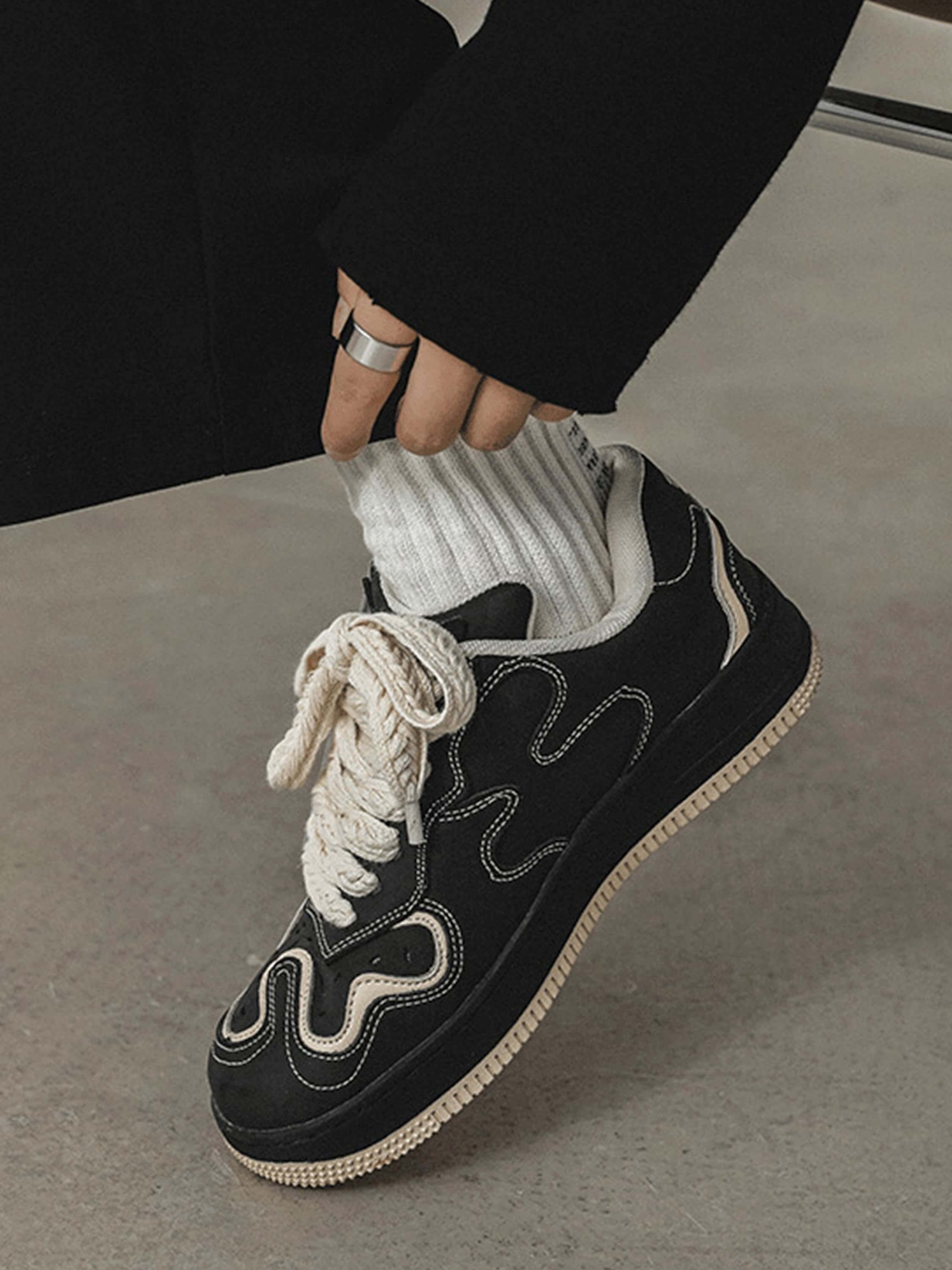 High Street Skateboard Couple Shoes