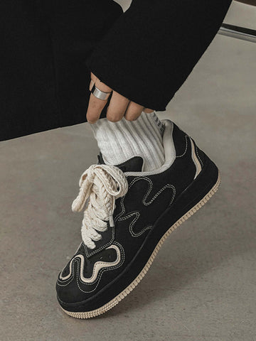 High Street Skateboard Couple Shoes