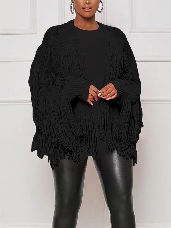 Fringe Knit Cardigans