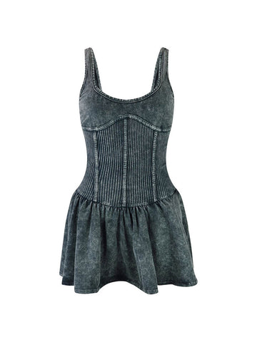 Wash Corset Tank Dresses