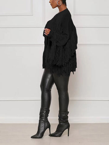 Fringe Knit Cardigans
