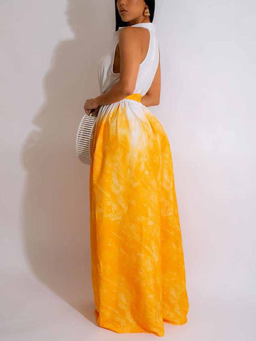 Sleeveless Ombre Jumpsuits