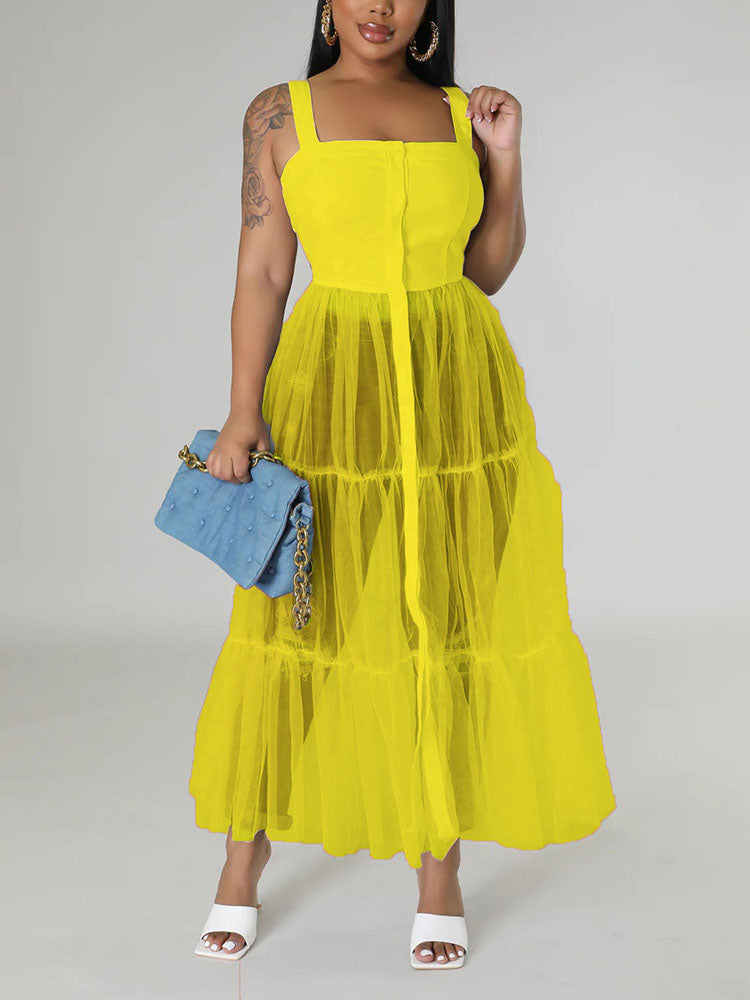 Tulle Tunic Tops