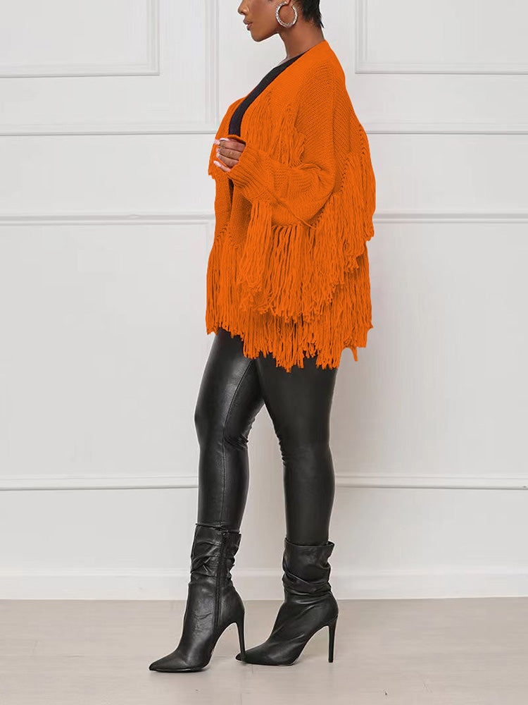 Fringe Knit Cardigans