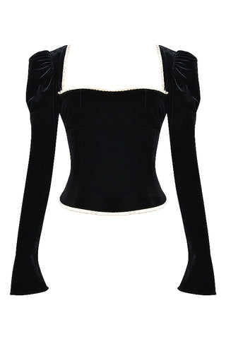 Black Velvet Corset