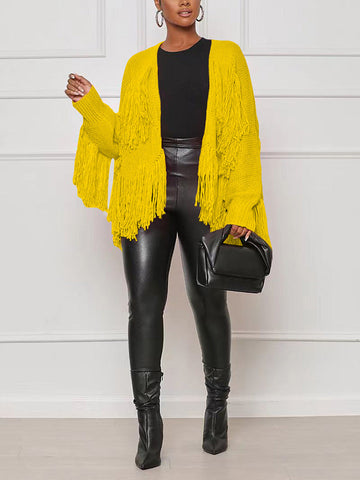 Fringe Knit Cardigans