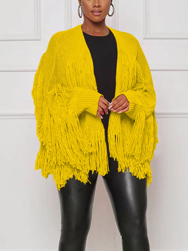 Fringe Knit Cardigans
