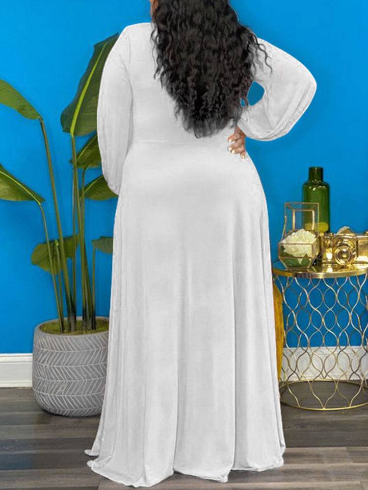 Side Split Drawstring Front Dresses