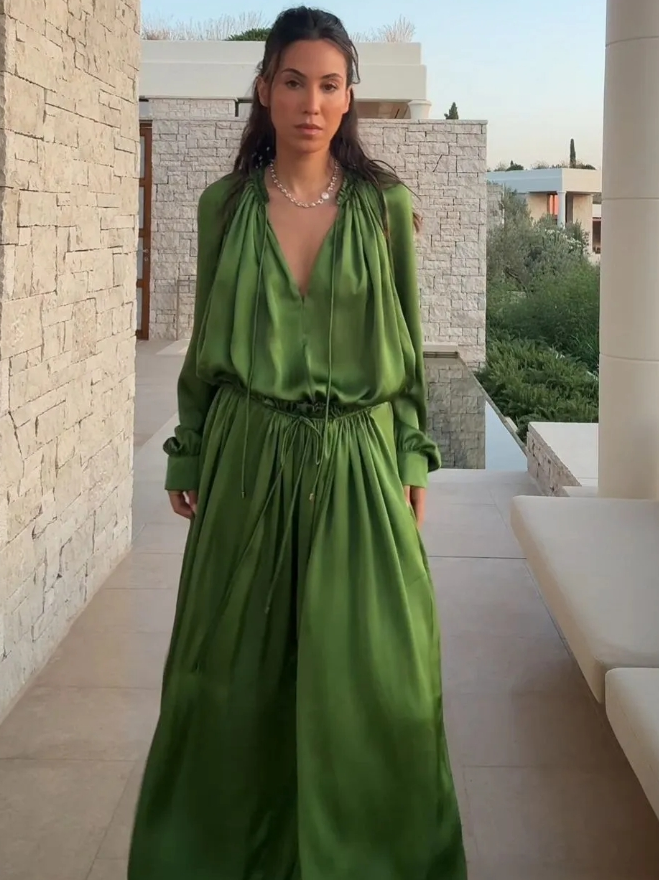 Sienna â€?Satin Pants Set