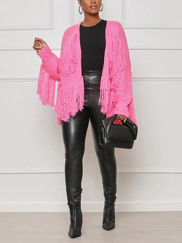 Fringe Knit Cardigans