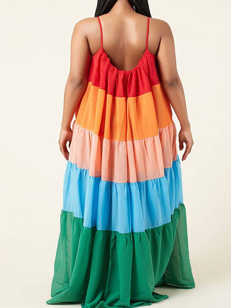 Rainbow Bella Maxi Dresses