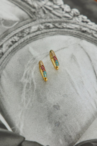 18K Gold Plated Special Talisman Earrings Multi