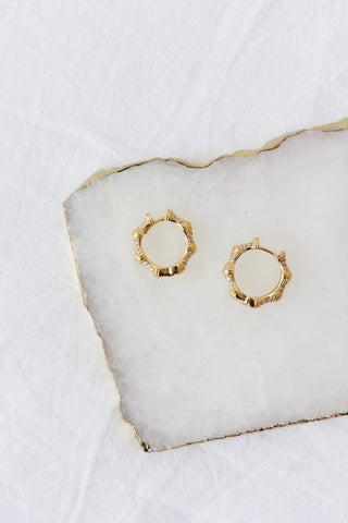 18K Gold Plated Final Stage Earrings