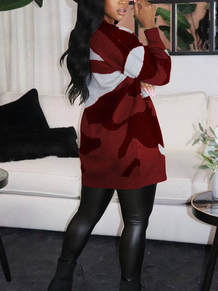 Camouflage Print Cardigans