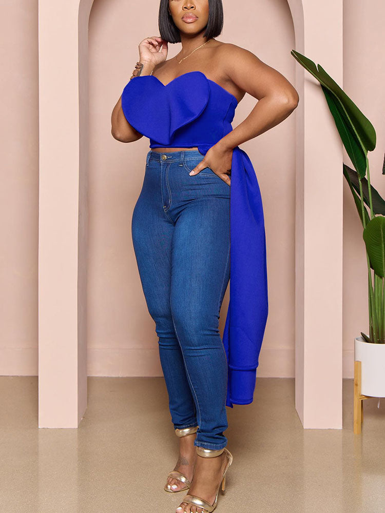 Sweet Heart Tube Tops
