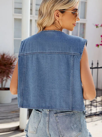 Women's Summer Denim Vest