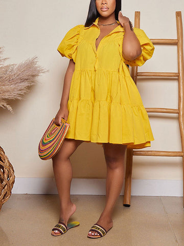 Ruffle Mini Dresses