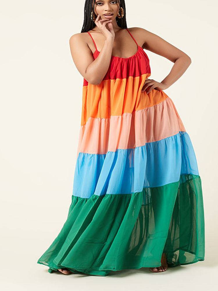 Rainbow Bella Maxi Dresses