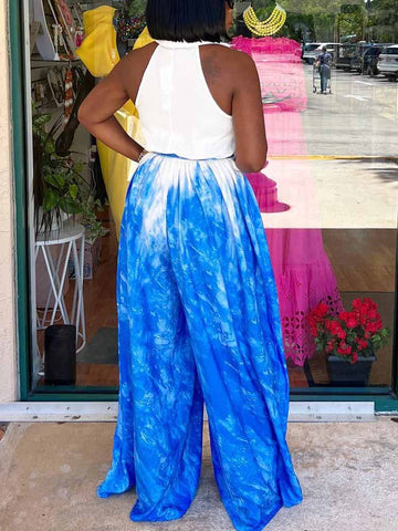 Sleeveless Ombre Jumpsuits