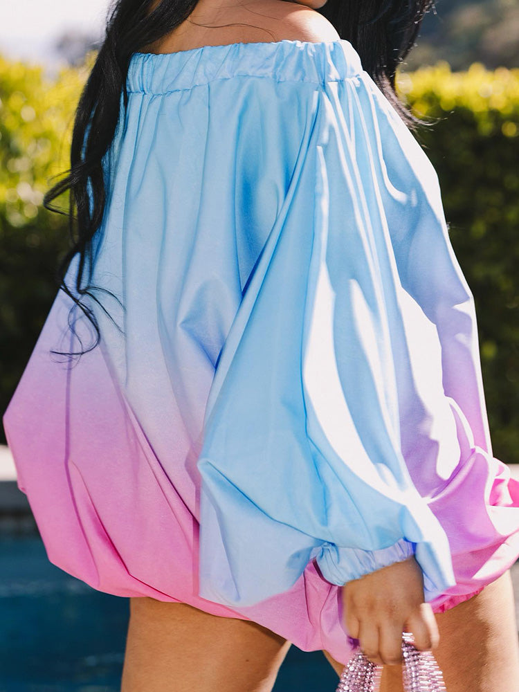 Off Shoulder Printed Dresses