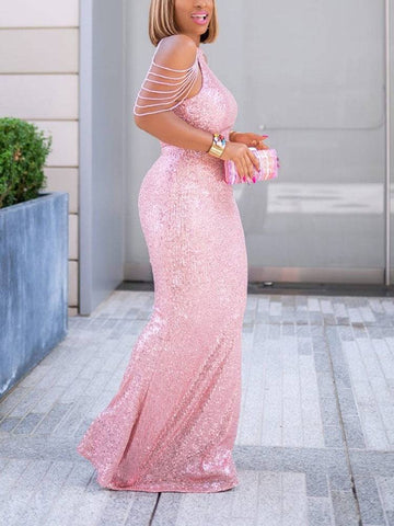 Sequin Mermaid Maxi Dresses