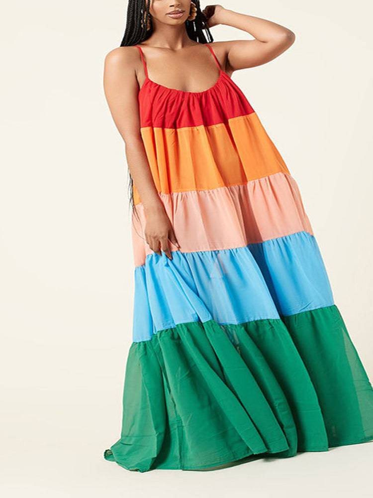 Rainbow Bella Maxi Dresses