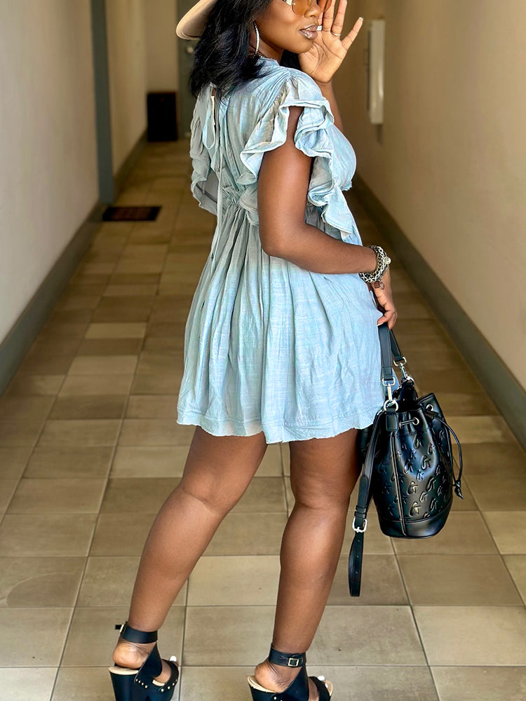 Boho Cotton Mini Dresses