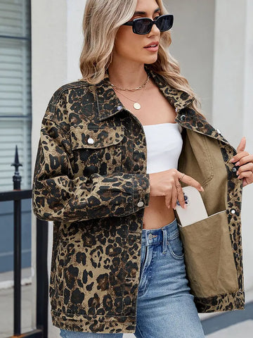 Women's Vintage Washed Denim Jacket