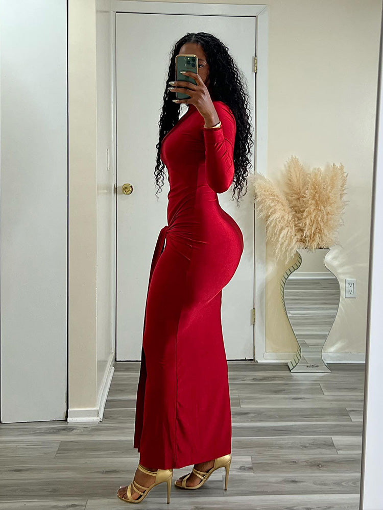 Tie Front Bodycon Dresses