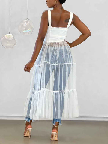 Tulle Tunic Tops
