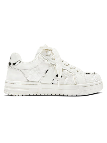 Contrast Raw Edge Skate Shoes