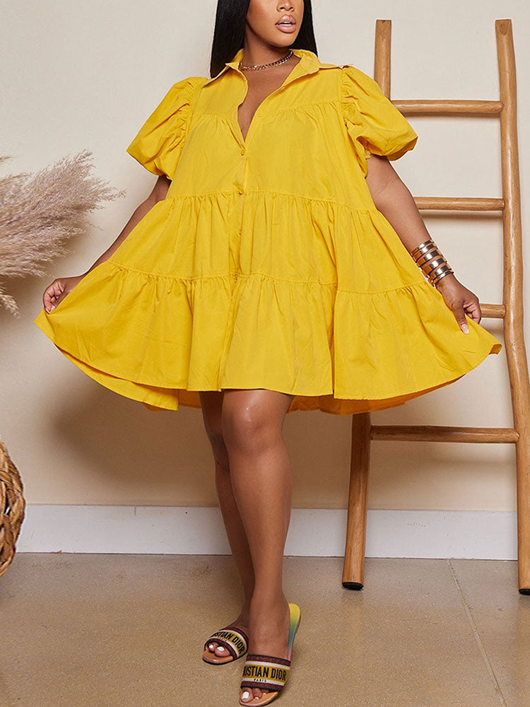 Ruffle Mini Dresses