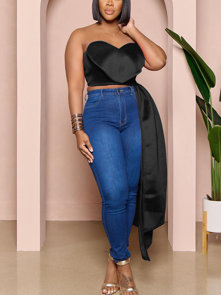 Sweet Heart Tube Tops
