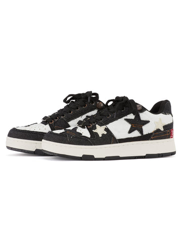 Vintage Star Skateboard Sneakers