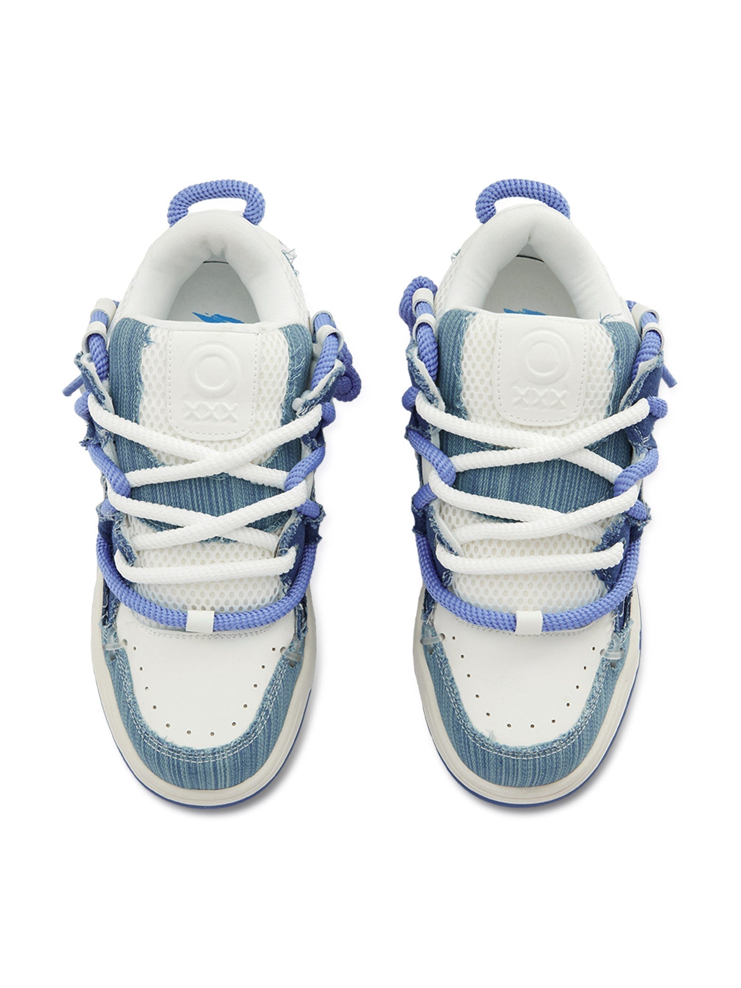 Casual Contrast Color Platform Sneakers