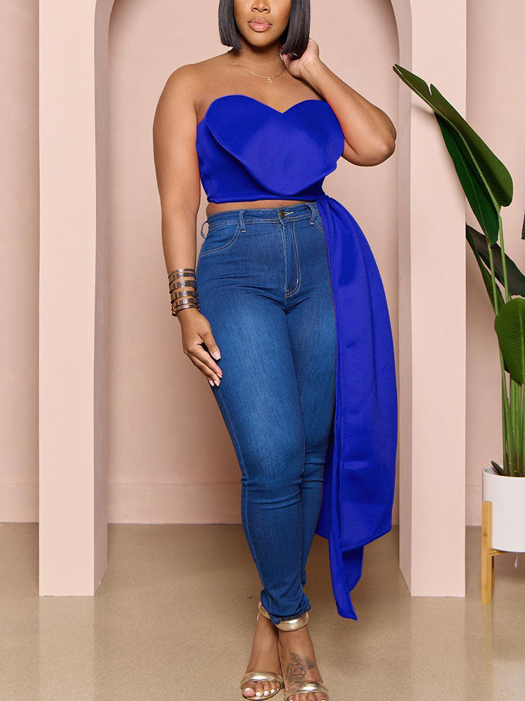 Sweet Heart Tube Tops